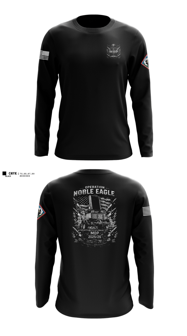 Long Sleeve Performance Shirt, 204th MDP, Army, Teamtime, Team time, sublimation, custom sports apparel, team uniforms, spirit wear, spiritwear, sports uniforms, custom shirts, team store, custom team store, fundraiser sports, apparel fundraiser
