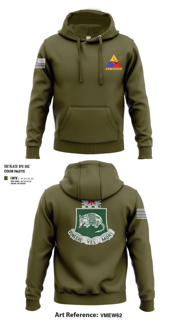 Hoodie, 1-35 Conquerors, Army, Teamtime, Team time, sublimation, custom sports apparel, team uniforms, spirit wear, spiritwear, sports uniforms, custom shirts, team store, custom team store, fundraiser sports, apparel fundraiser