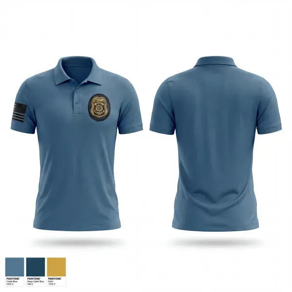 Short Sleeve Performance Polo, Criminal Investigations Section, Police, Teamtime, Team time, sublimation, custom sports apparel, team uniforms, spirit wear, spiritwear, sports uniforms, custom shirts, team store, custom team store, fundraiser sports, apparel fundraiser