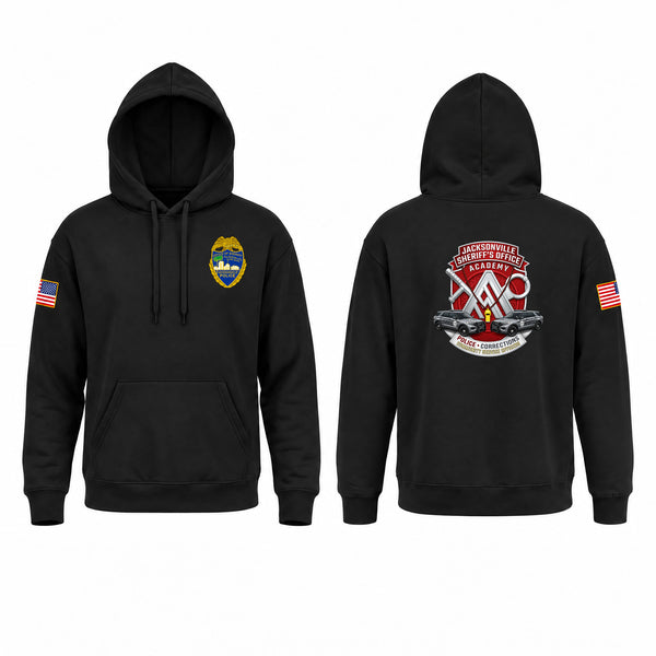 Hoodie, Jax Academy, Police, Teamtime, Team time, sublimation, custom sports apparel, team uniforms, spirit wear, spiritwear, sports uniforms, custom shirts, team store, custom team store, fundraiser sports, apparel fundraiser