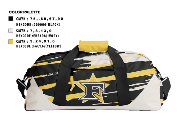 Duffle Bag, Five Star Mafia, Baseball, Teamtime, Team time, sublimation, custom sports apparel, team uniforms, spirit wear, spiritwear, sports uniforms, custom shirts, team store, custom team store, fundraiser sports, apparel fundraiser