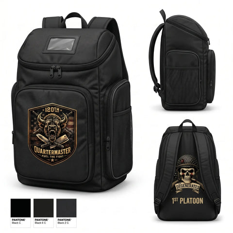 Gear Bag, 120th QM Company, Army, Teamtime, Team time, sublimation, custom sports apparel, team uniforms, spirit wear, spiritwear, sports uniforms, custom shirts, team store, custom team store, fundraiser sports, apparel fundraiser