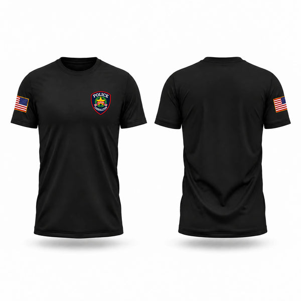 Old School Cotton Feel Shirt, Carrollton, Police, Teamtime, Team time, sublimation, custom sports apparel, team uniforms, spirit wear, spiritwear, sports uniforms, custom shirts, team store, custom team store, fundraiser sports, apparel fundraiser