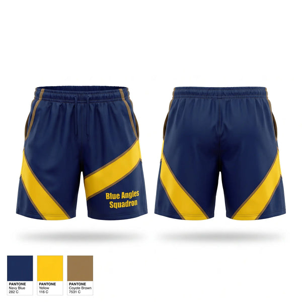 Athletic Shorts With Pockets, Blue Angles Squadron, Navy, Teamtime, Team time, sublimation, custom sports apparel, team uniforms, spirit wear, spiritwear, sports uniforms, custom shirts, team store, custom team store, fundraiser sports, apparel fundraiser