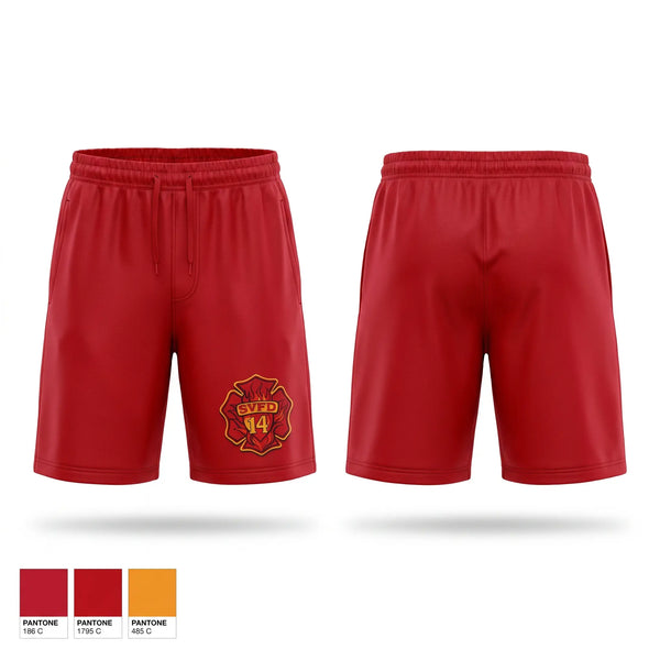 Athletic Shorts With Pockets, Strawn VFD, Fire Department, Teamtime, Team time, sublimation, custom sports apparel, team uniforms, spirit wear, spiritwear, sports uniforms, custom shirts, team store, custom team store, fundraiser sports, apparel fundraiser