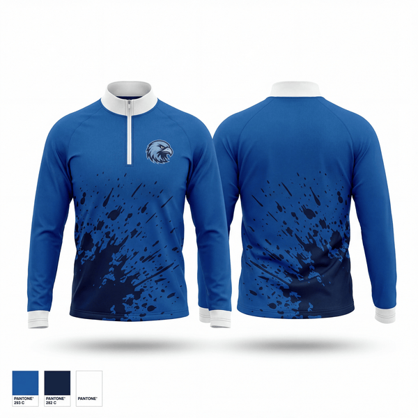 Quarter Zip Jacket, Charlotte Icehawks, Ice Hockey, Teamtime, Team time, sublimation, custom sports apparel, team uniforms, spirit wear, spiritwear, sports uniforms, custom shirts, team store, custom team store, fundraiser sports, apparel fundraiser