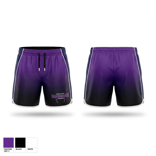 Athletic Shorts With Pockets, Century, Tennis, Teamtime, Team time, sublimation, custom sports apparel, team uniforms, spirit wear, spiritwear, sports uniforms, custom shirts, team store, custom team store, fundraiser sports, apparel fundraiser