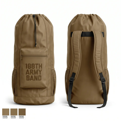 Gear Bag, 188th army band, National Guard, Teamtime, Team time, sublimation, custom sports apparel, team uniforms, spirit wear, spiritwear, sports uniforms, custom shirts, team store, custom team store, fundraiser sports, apparel fundraiser
