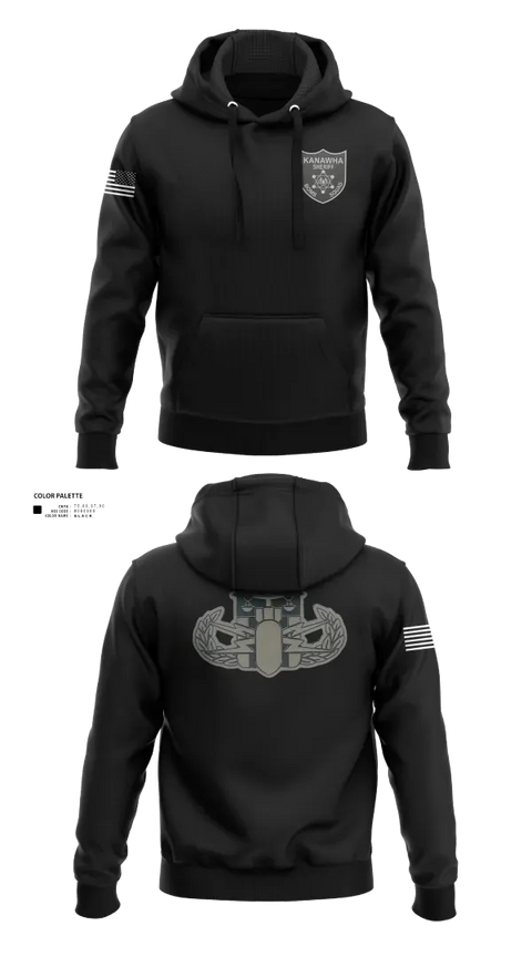 Hoodie, Kanawha Sheriff Bomb Squad, Police, Teamtime, Team time, sublimation, custom sports apparel, team uniforms, spirit wear, spiritwear, sports uniforms, custom shirts, team store, custom team store, fundraiser sports, apparel fundraiser
