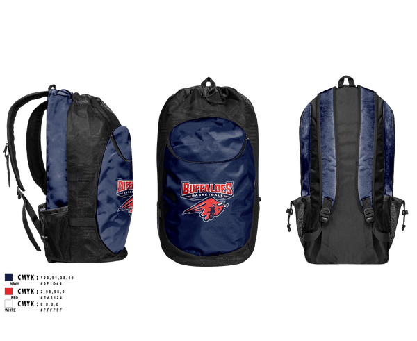 Gear Bag, Illinois Buffaloes, Men's Basketball, Teamtime, Team time, sublimation, custom sports apparel, team uniforms, spirit wear, spiritwear, sports uniforms, custom shirts, team store, custom team store, fundraiser sports, apparel fundraiser