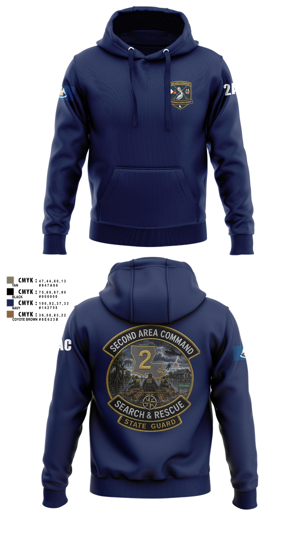 Hoodie, Louisiana State Guard, Army, Teamtime, Team time, sublimation, custom sports apparel, team uniforms, spirit wear, spiritwear, sports uniforms, custom shirts, team store, custom team store, fundraiser sports, apparel fundraiser