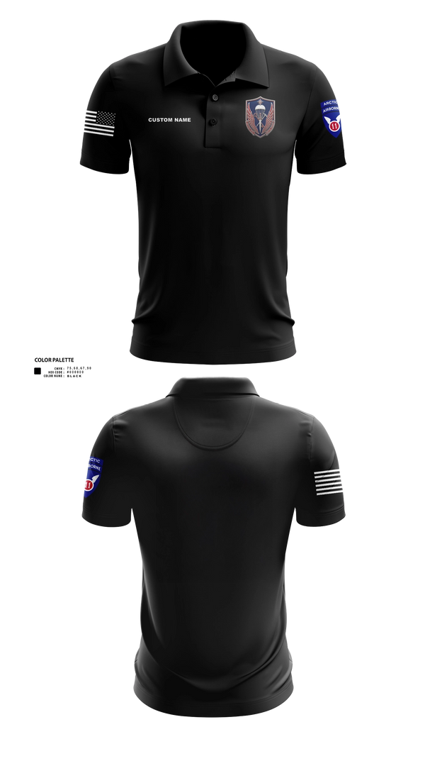 Short Sleeve Performance Polo, 11th ADSB, Army, Teamtime, Team time, sublimation, custom sports apparel, team uniforms, spirit wear, spiritwear, sports uniforms, custom shirts, team store, custom team store, fundraiser sports, apparel fundraiser