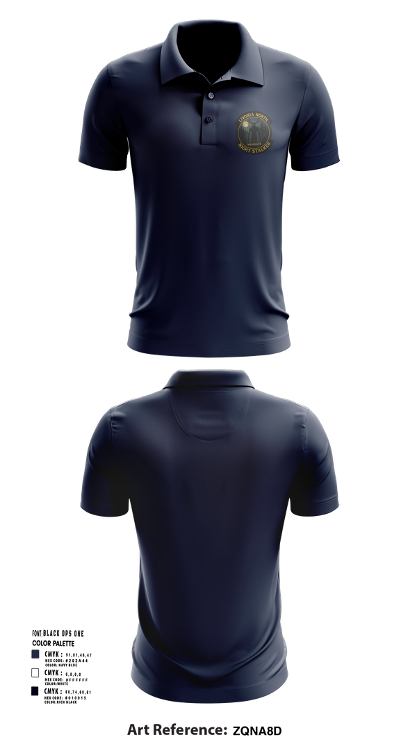 Short Sleeve Performance Polo, Livonia North Recruiting Station, , Teamtime, Team time, sublimation, custom sports apparel, team uniforms, spirit wear, spiritwear, sports uniforms, custom shirts, team store, custom team store, fundraiser sports, apparel fundraiser