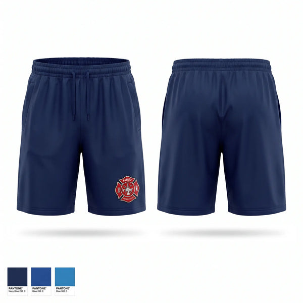 Athletic Shorts With Pockets, Theodore-Dawes Fire Rescue, Fire Department, Teamtime, Team time, sublimation, custom sports apparel, team uniforms, spirit wear, spiritwear, sports uniforms, custom shirts, team store, custom team store, fundraiser sports, apparel fundraiser