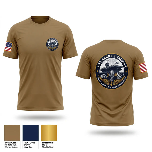 Short Sleeve Performance Shirt, CVN75 Media, Navy, Teamtime, Team time, sublimation, custom sports apparel, team uniforms, spirit wear, spiritwear, sports uniforms, custom shirts, team store, custom team store, fundraiser sports, apparel fundraiser