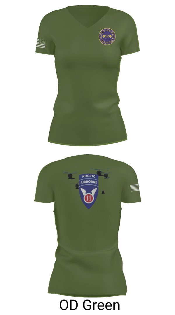 Womens Short Sleeve Vneck Shirt, 440th CBRN CO, , Teamtime, Team time, sublimation, custom sports apparel, team uniforms, spirit wear, spiritwear, sports uniforms, custom shirts, team store, custom team store, fundraiser sports, apparel fundraiser