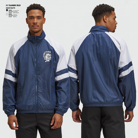 Windbreaker, Milford Spartans Boys Soccer, Men's Soccer, Teamtime, Team time, sublimation, custom sports apparel, team uniforms, spirit wear, spiritwear, sports uniforms, custom shirts, team store, custom team store, fundraiser sports, apparel fundraiser