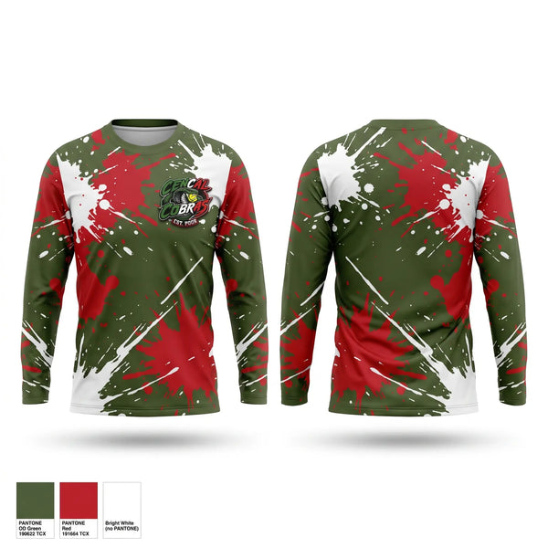 Long Sleeve Performance Shirt, Cancel Cobras, Softball, Teamtime, Team time, sublimation, custom sports apparel, team uniforms, spirit wear, spiritwear, sports uniforms, custom shirts, team store, custom team store, fundraiser sports, apparel fundraiser