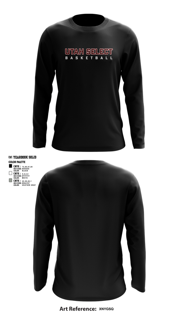 Long Sleeve Performance Shirt, Utah Select Basketball, Cheer, Teamtime, Team time, sublimation, custom sports apparel, team uniforms, spirit wear, spiritwear, sports uniforms, custom shirts, team store, custom team store, fundraiser sports, apparel fundraiser