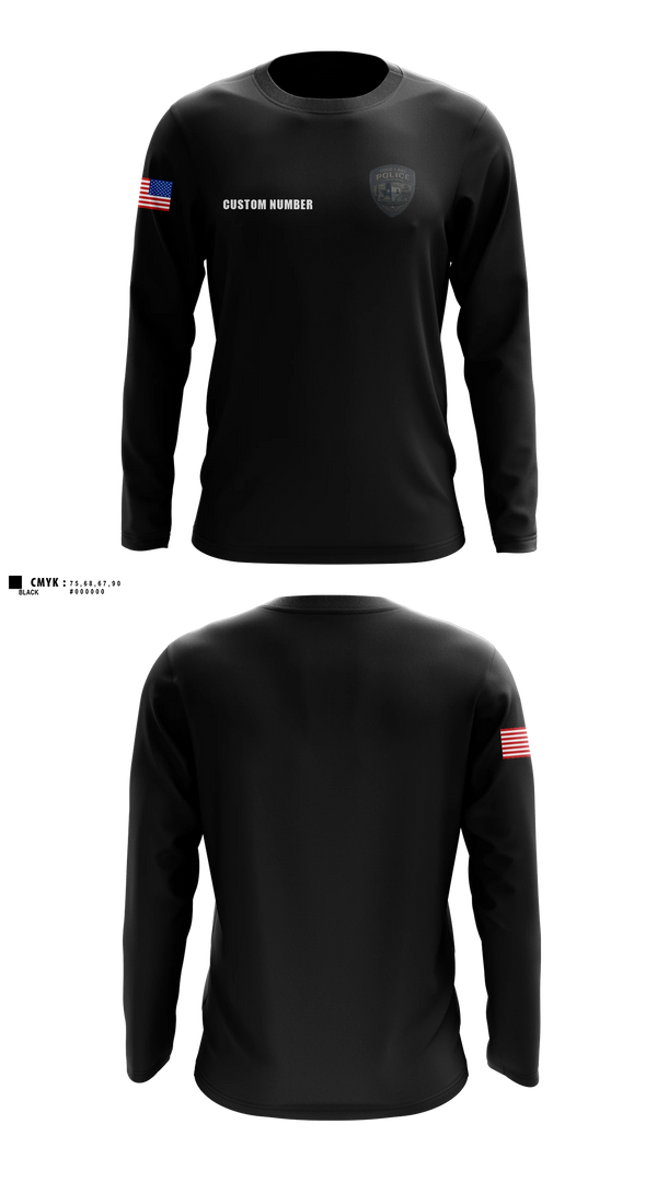 Long Sleeve Performance Shirt, Sour Lake Police Department, Police, Teamtime, Team time, sublimation, custom sports apparel, team uniforms, spirit wear, spiritwear, sports uniforms, custom shirts, team store, custom team store, fundraiser sports, apparel fundraiser