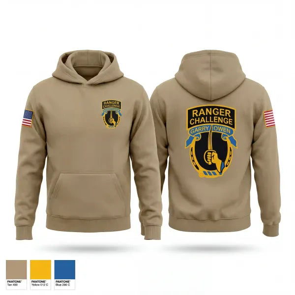 Hoodie, Garry Owen ROTC, Army, Teamtime, Team time, sublimation, custom sports apparel, team uniforms, spirit wear, spiritwear, sports uniforms, custom shirts, team store, custom team store, fundraiser sports, apparel fundraiser