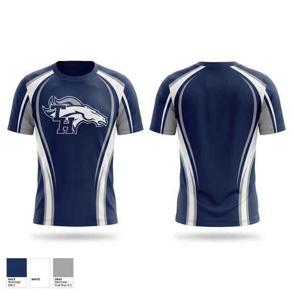 Short Sleeve Performance Shirt, Mustangs, , Teamtime, Team time, sublimation, custom sports apparel, team uniforms, spirit wear, spiritwear, sports uniforms, custom shirts, team store, custom team store, fundraiser sports, apparel fundraiser