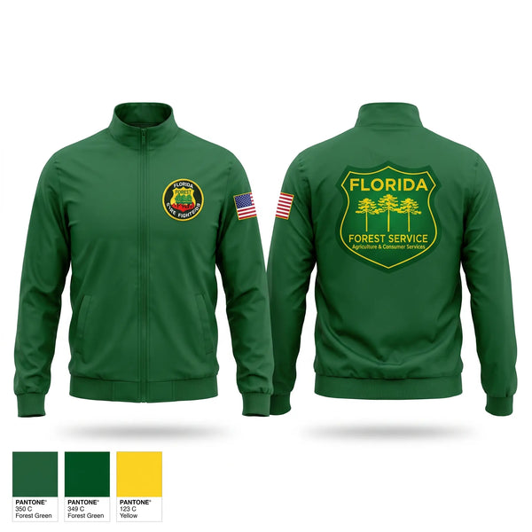 Windbreaker, Florida Forest Service, Fire Department, Teamtime, Team time, sublimation, custom sports apparel, team uniforms, spirit wear, spiritwear, sports uniforms, custom shirts, team store, custom team store, fundraiser sports, apparel fundraiser