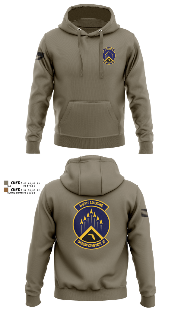 Hoodie, SER-FL-355 TAMIAMI COMPOSITE SQUADRON, , Teamtime, Team time, sublimation, custom sports apparel, team uniforms, spirit wear, spiritwear, sports uniforms, custom shirts, team store, custom team store, fundraiser sports, apparel fundraiser