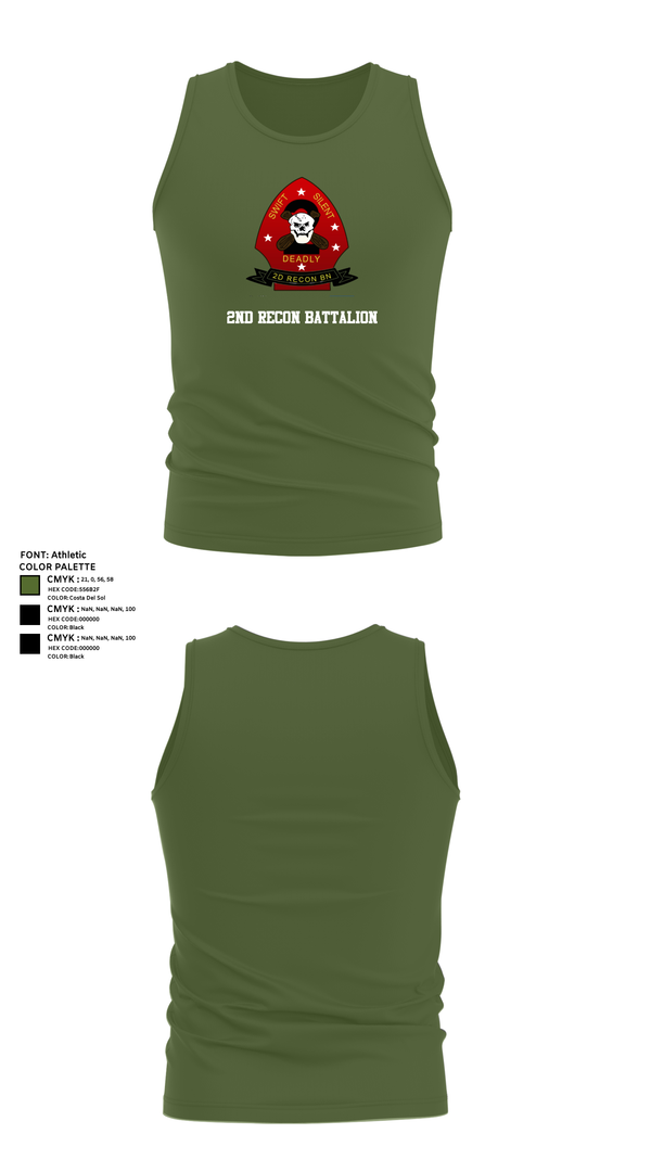 Tank Top, 2nd Recon Battalion, , Teamtime, Team time, sublimation, custom sports apparel, team uniforms, spirit wear, spiritwear, sports uniforms, custom shirts, team store, custom team store, fundraiser sports, apparel fundraiser