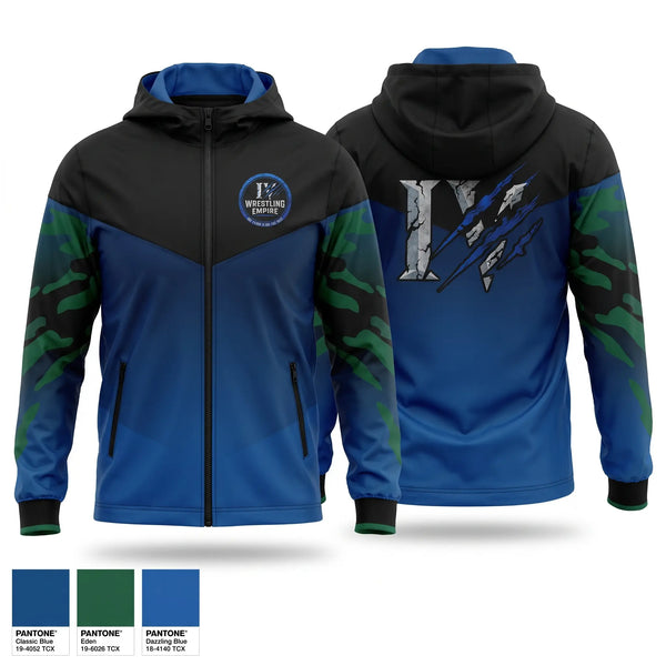 Windbreaker, imperial valley wrestling empire, Wrestling, Teamtime, Team time, sublimation, custom sports apparel, team uniforms, spirit wear, spiritwear, sports uniforms, custom shirts, team store, custom team store, fundraiser sports, apparel fundraiser