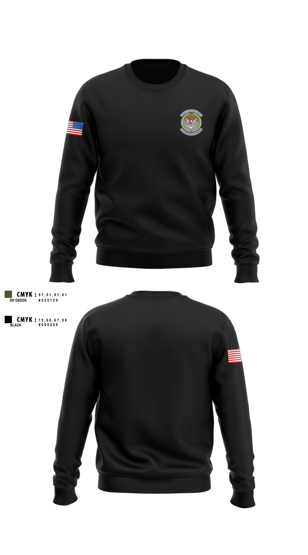 Crew Neck Sweatshirt, Joint Task Force- 6, Marines, Teamtime, Team time, sublimation, custom sports apparel, team uniforms, spirit wear, spiritwear, sports uniforms, custom shirts, team store, custom team store, fundraiser sports, apparel fundraiser