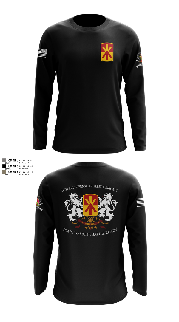 Long Sleeve Performance Shirt, Bravo 1-43 ADA, Army, Teamtime, Team time, sublimation, custom sports apparel, team uniforms, spirit wear, spiritwear, sports uniforms, custom shirts, team store, custom team store, fundraiser sports, apparel fundraiser