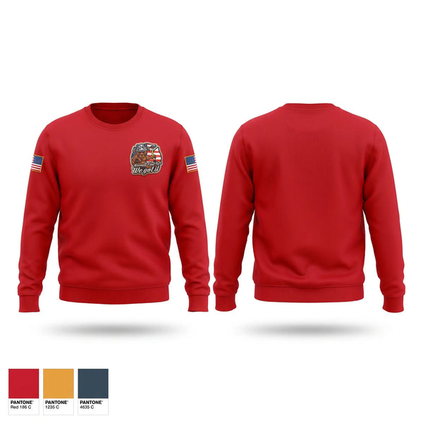 Crew Neck Sweatshirt, Morrell Volunteer Fire Company, Fire Department, Teamtime, Team time, sublimation, custom sports apparel, team uniforms, spirit wear, spiritwear, sports uniforms, custom shirts, team store, custom team store, fundraiser sports, apparel fundraiser