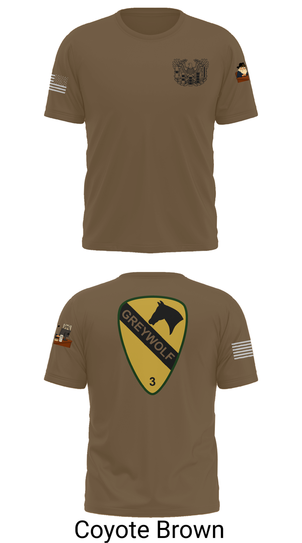 Short Sleeve Performance Shirt, 1st cav Div 3abct, , Teamtime, Team time, sublimation, custom sports apparel, team uniforms, spirit wear, spiritwear, sports uniforms, custom shirts, team store, custom team store, fundraiser sports, apparel fundraiser