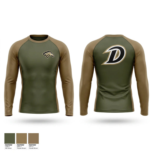Long Sleeve Rash Guard Shirt, Davenport raiders, , Teamtime, Team time, sublimation, custom sports apparel, team uniforms, spirit wear, spiritwear, sports uniforms, custom shirts, team store, custom team store, fundraiser sports, apparel fundraiser