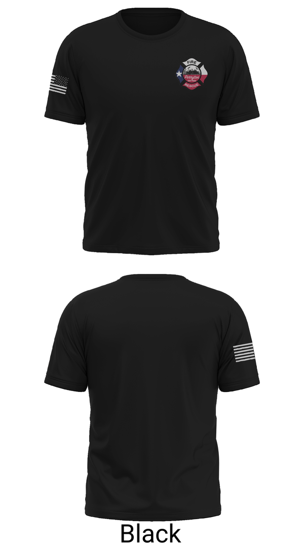 Old School Cotton Feel Shirt, Perryton Fire Department, Fire Department, Teamtime, Team time, sublimation, custom sports apparel, team uniforms, spirit wear, spiritwear, sports uniforms, custom shirts, team store, custom team store, fundraiser sports, apparel fundraiser