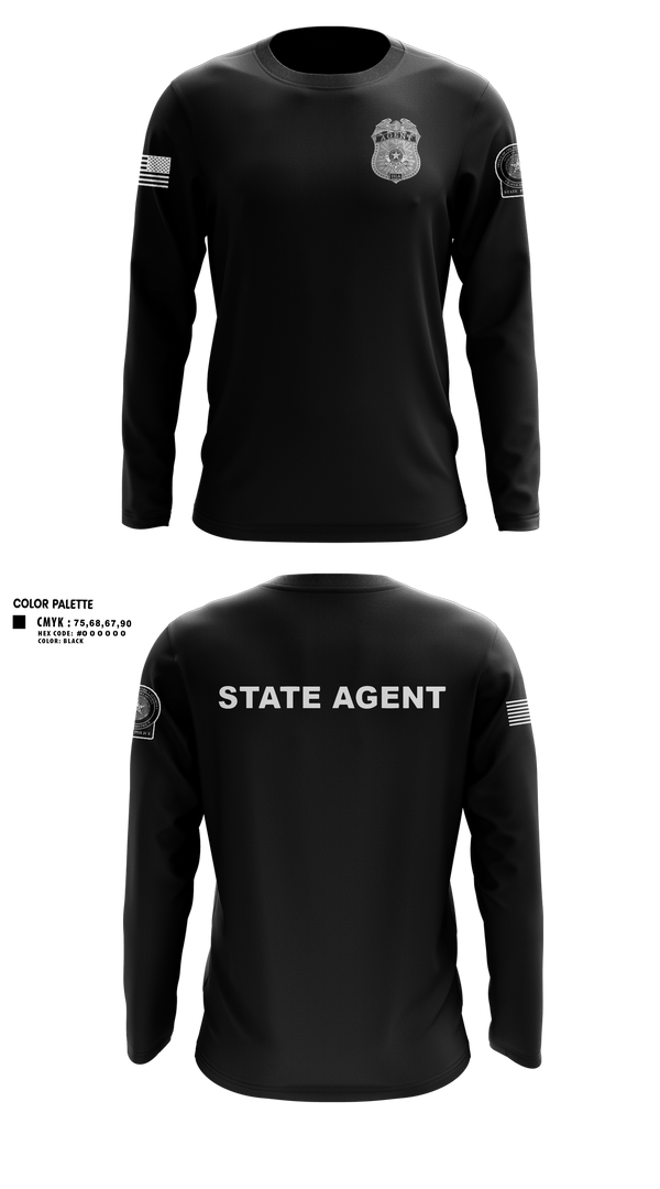 Long Sleeve Performance Shirt, 8TH DA DTF MCU, Police, Teamtime, Team time, sublimation, custom sports apparel, team uniforms, spirit wear, spiritwear, sports uniforms, custom shirts, team store, custom team store, fundraiser sports, apparel fundraiser
