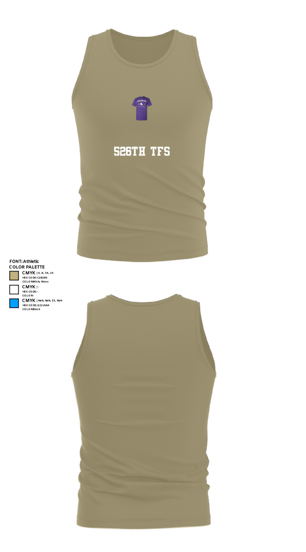 Tank Top, 526th TFS, , Teamtime, Team time, sublimation, custom sports apparel, team uniforms, spirit wear, spiritwear, sports uniforms, custom shirts, team store, custom team store, fundraiser sports, apparel fundraiser