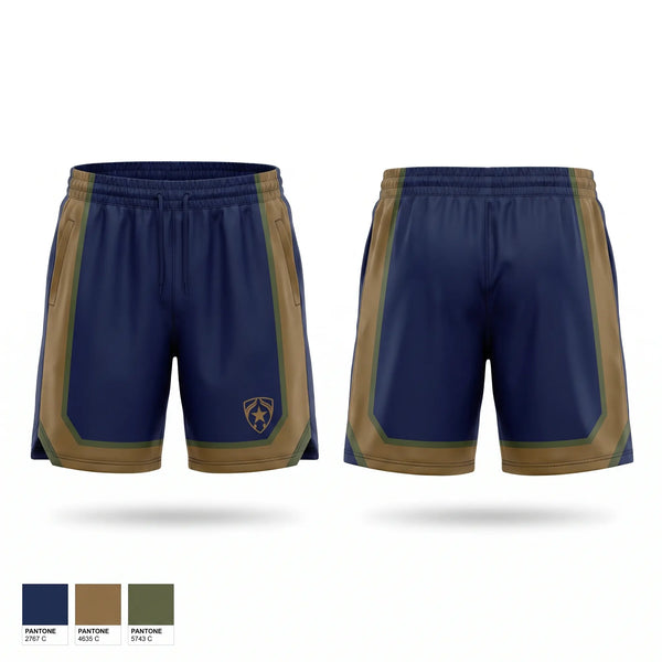 Athletic Shorts With Pockets, Keepers of the false dawn, Navy, Teamtime, Team time, sublimation, custom sports apparel, team uniforms, spirit wear, spiritwear, sports uniforms, custom shirts, team store, custom team store, fundraiser sports, apparel fundraiser