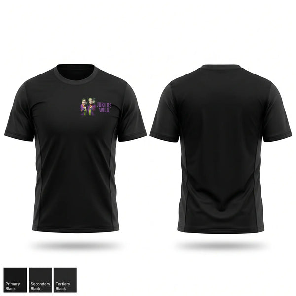 Short Sleeve Performance Shirt, “JOKERS WILD”, , Teamtime, Team time, sublimation, custom sports apparel, team uniforms, spirit wear, spiritwear, sports uniforms, custom shirts, team store, custom team store, fundraiser sports, apparel fundraiser