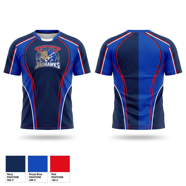 Football Jersey, JagHawks, Spirit Store, Teamtime, Team time, sublimation, custom sports apparel, team uniforms, spirit wear, spiritwear, sports uniforms, custom shirts, team store, custom team store, fundraiser sports, apparel fundraiser