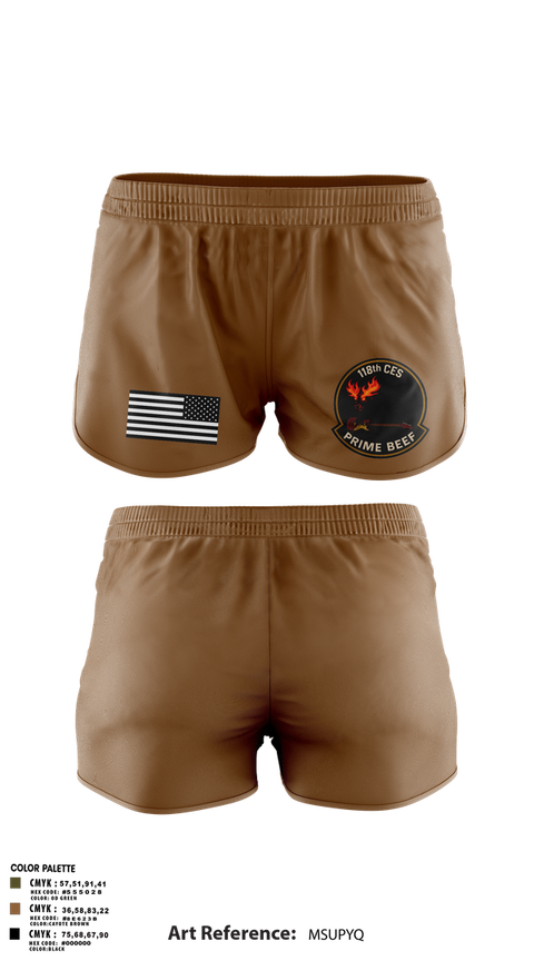 Ranger Panties, 118th CES, Air Force, Teamtime, Team time, sublimation, custom sports apparel, team uniforms, spirit wear, spiritwear, sports uniforms, custom shirts, team store, custom team store, fundraiser sports, apparel fundraiser