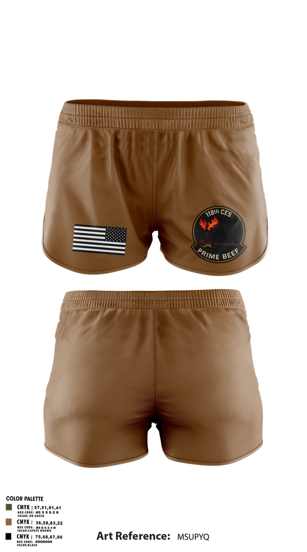 Ranger Panties, 118th CES, Air Force, Teamtime, Team time, sublimation, custom sports apparel, team uniforms, spirit wear, spiritwear, sports uniforms, custom shirts, team store, custom team store, fundraiser sports, apparel fundraiser