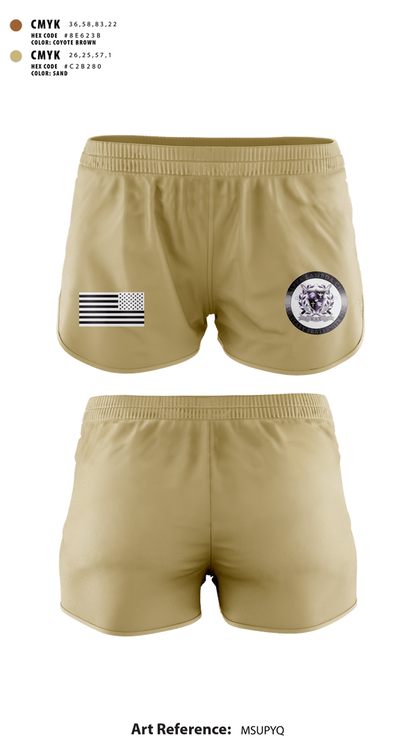 Ranger Panties, Kappa lambda chi, Army, Teamtime, Team time, sublimation, custom sports apparel, team uniforms, spirit wear, spiritwear, sports uniforms, custom shirts, team store, custom team store, fundraiser sports, apparel fundraiser