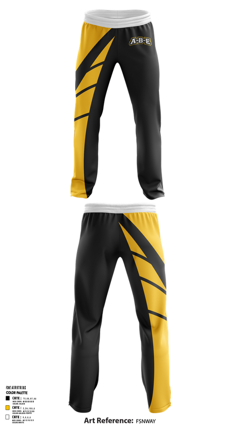 Sweatpants, Ashby-Brandon-Evansville Bolts, , Teamtime, Team time, sublimation, custom sports apparel, team uniforms, spirit wear, spiritwear, sports uniforms, custom shirts, team store, custom team store, fundraiser sports, apparel fundraiser