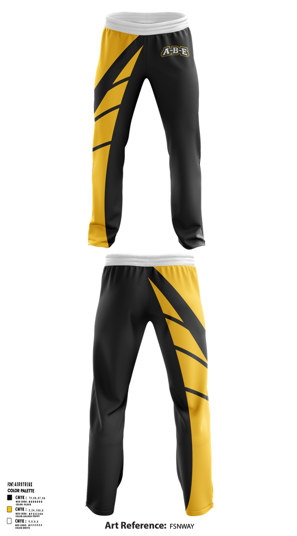 Sweatpants, Ashby-Brandon-Evansville Bolts, , Teamtime, Team time, sublimation, custom sports apparel, team uniforms, spirit wear, spiritwear, sports uniforms, custom shirts, team store, custom team store, fundraiser sports, apparel fundraiser