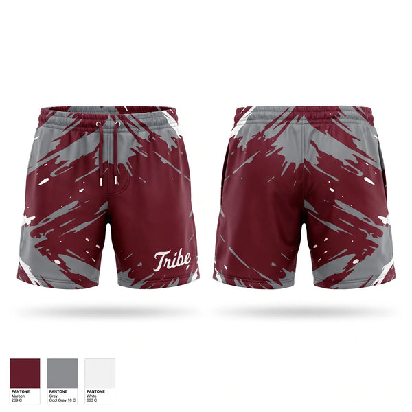 Athletic Shorts With Pockets, Tribe, Baseball, Teamtime, Team time, sublimation, custom sports apparel, team uniforms, spirit wear, spiritwear, sports uniforms, custom shirts, team store, custom team store, fundraiser sports, apparel fundraiser
