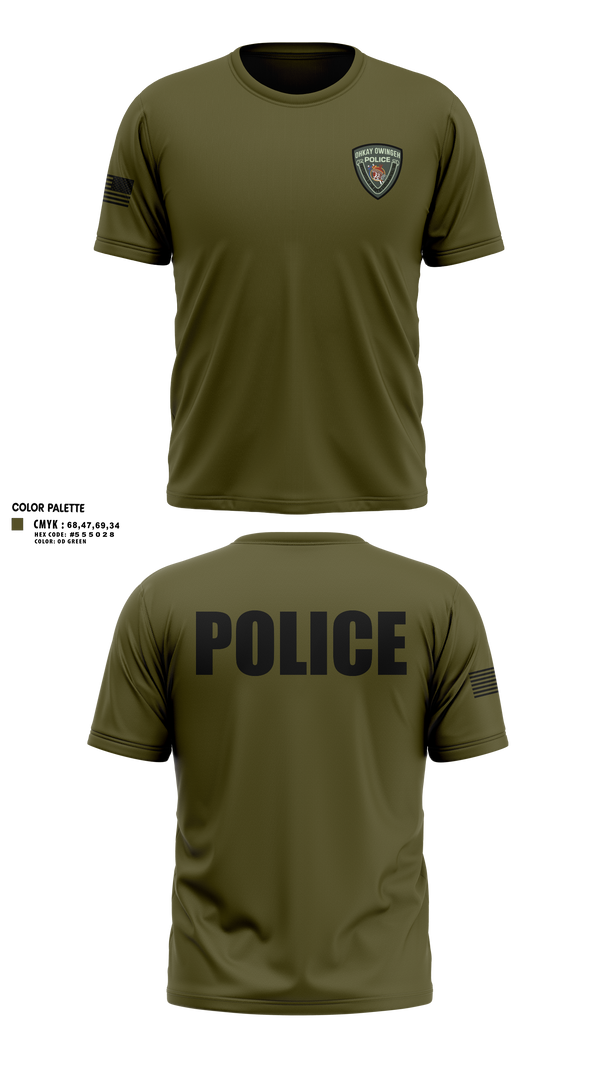 Old School Cotton Feel Shirt, Ohkay Owingeh Police Department, Police, Teamtime, Team time, sublimation, custom sports apparel, team uniforms, spirit wear, spiritwear, sports uniforms, custom shirts, team store, custom team store, fundraiser sports, apparel fundraiser