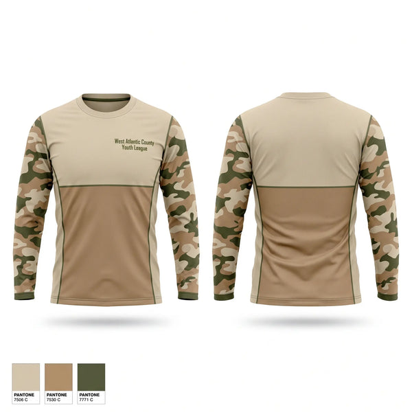 Long Sleeve Performance Shirt, West Atlantic County Youth League, Women's Soccer, Teamtime, Team time, sublimation, custom sports apparel, team uniforms, spirit wear, spiritwear, sports uniforms, custom shirts, team store, custom team store, fundraiser sports, apparel fundraiser