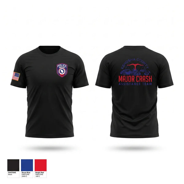 Short Sleeve Performance Shirt, Kenosha Major Crash Assistance Team, Police, Teamtime, Team time, sublimation, custom sports apparel, team uniforms, spirit wear, spiritwear, sports uniforms, custom shirts, team store, custom team store, fundraiser sports, apparel fundraiser